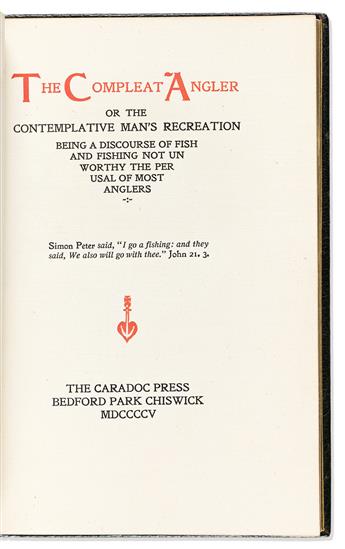 Walton, Izaak (1593-1683) The Compleat Angler.